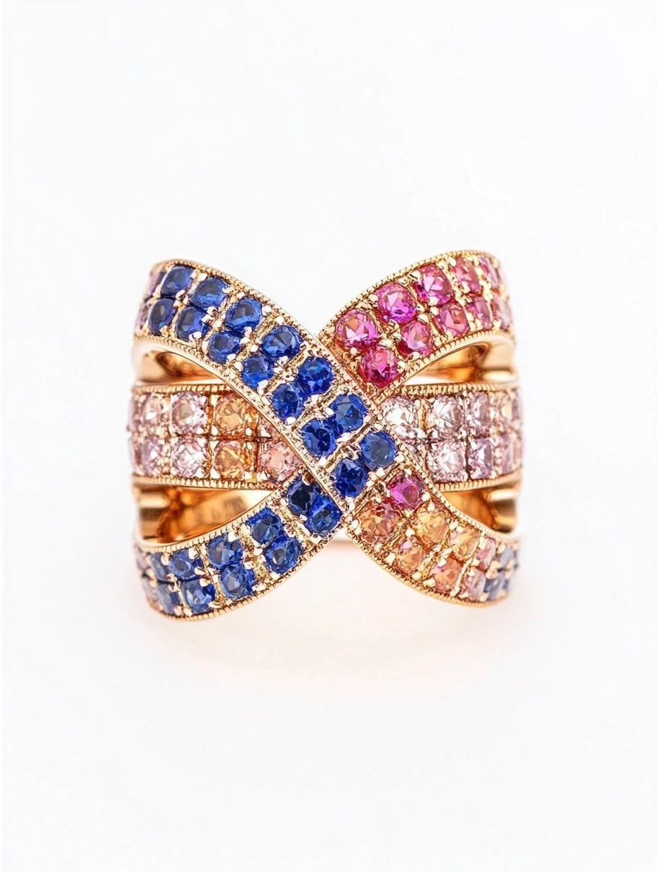 Luxe Entwine Ring 18karat Yellow Gold