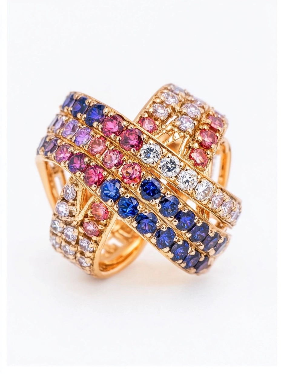 Radiant Fusion Ring 18karat Yellow Gold