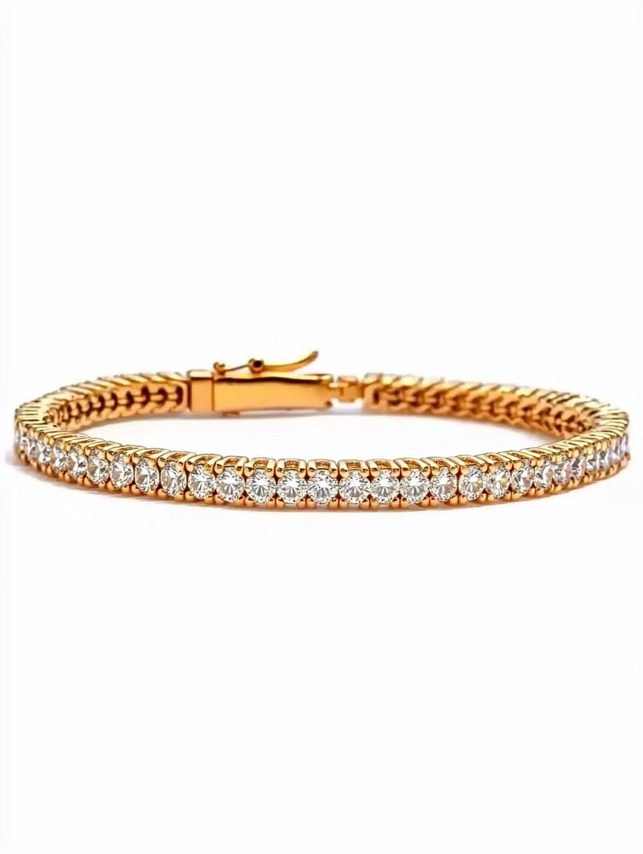 Imperial Gold Slim Tennis Bracelet