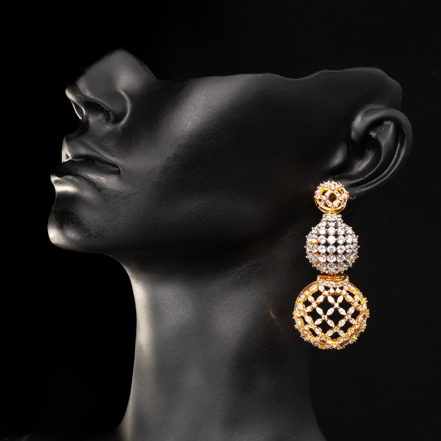 Ophelia 3 Tone Earrings