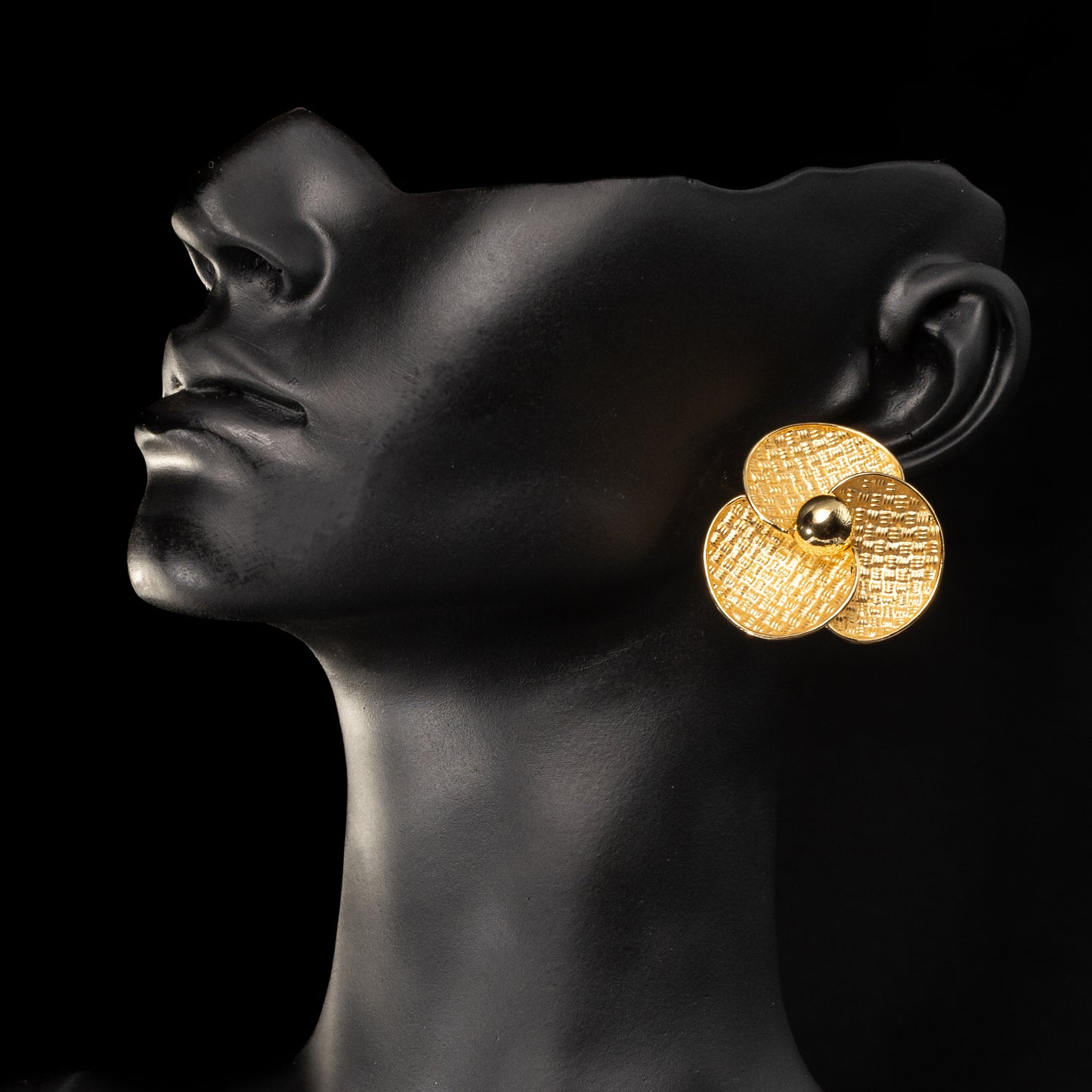 Petal Bloom Gold Earrings