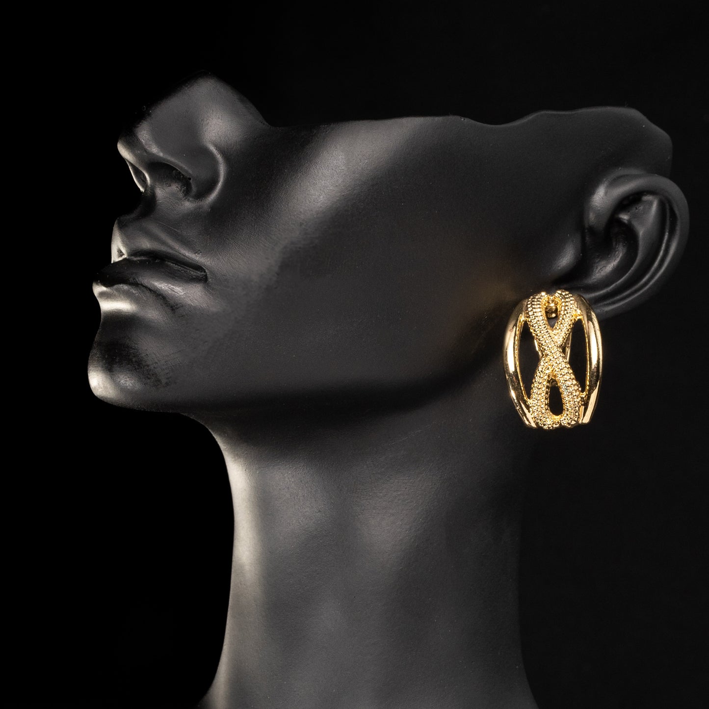 Arabella Infinity Gold Earrings