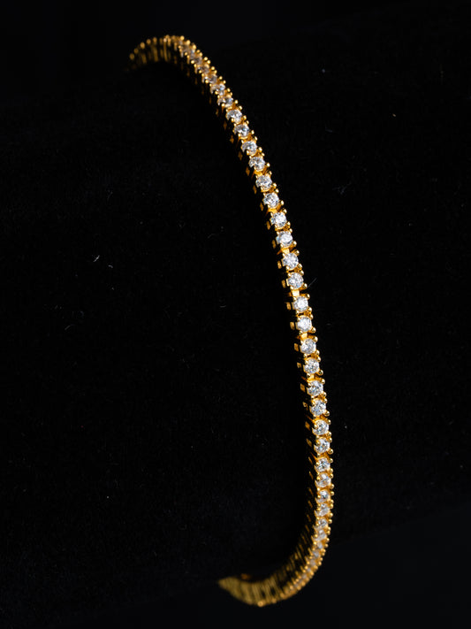 Imperial Gold Slim Tennis Bracelet