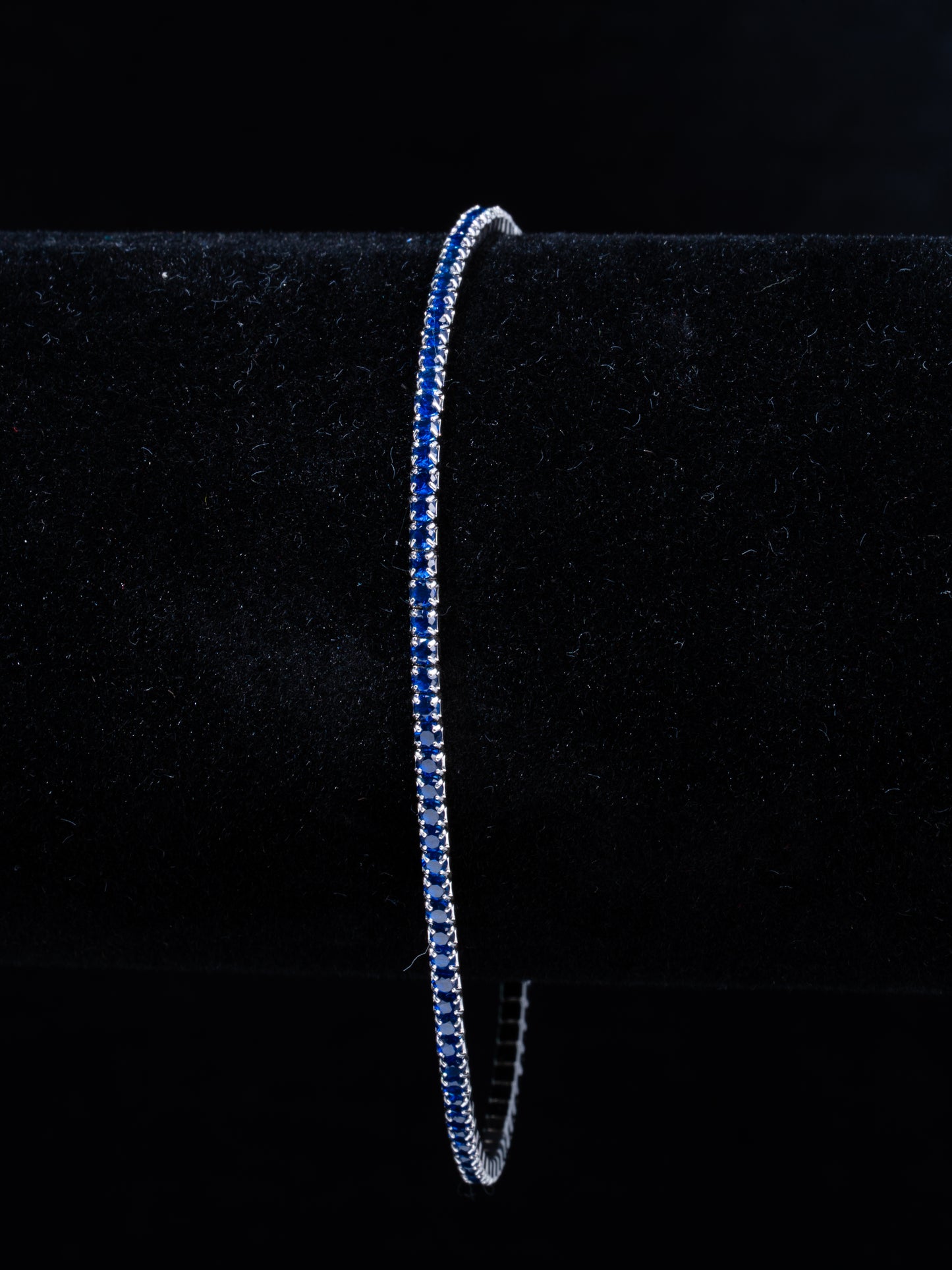 Regal Blue Slim Tennis Bracelet