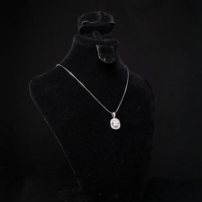 Silver Chain Pendant - The Duchess Set 