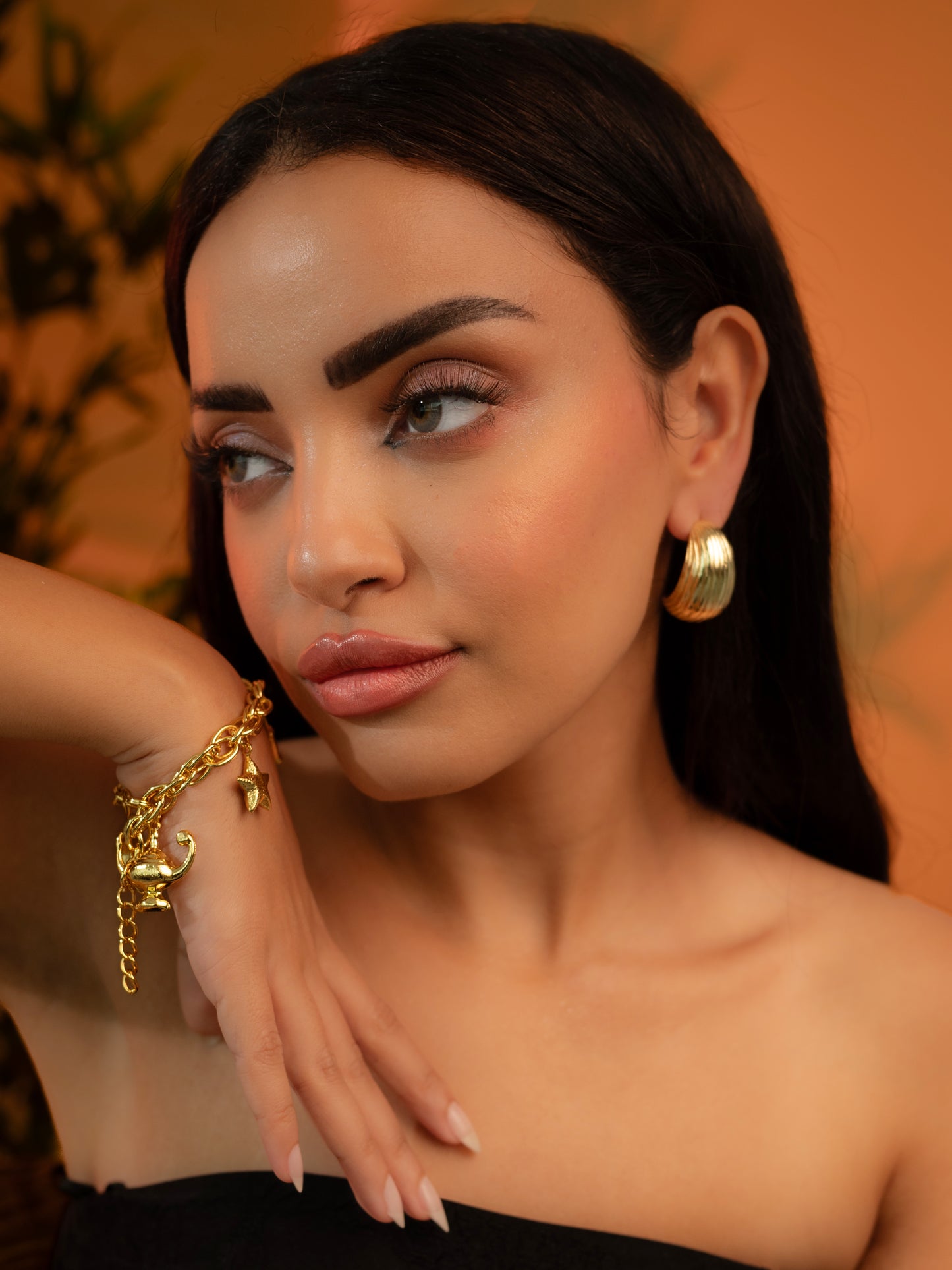 Athena Gold Earrings