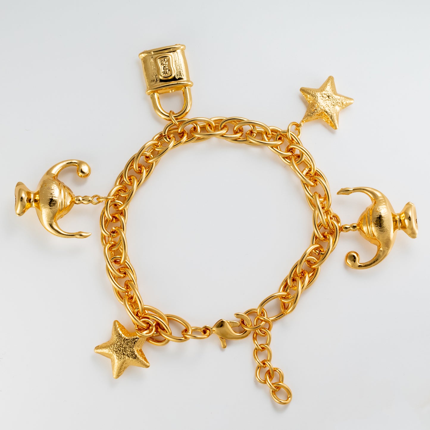 Enchanted Wishes Charm Bracelet In Gold