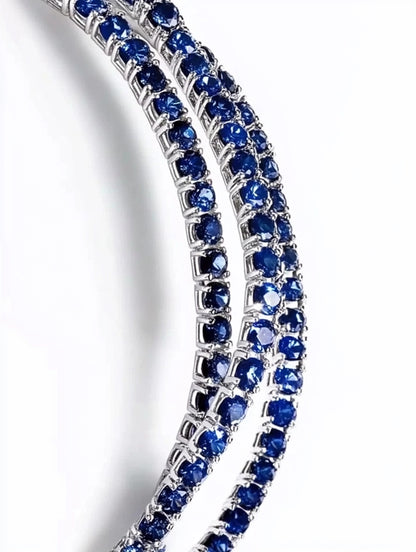 Regal Blue Slim Tennis Bracelet