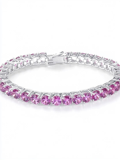 Pink Elegance Slim Tennis bracelet
