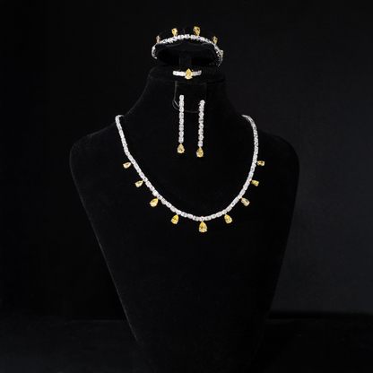 The Glint And Glamor Set In Silver And Yellow